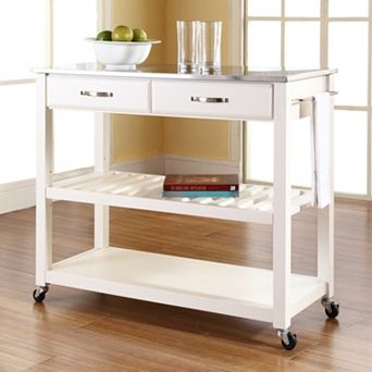 Crosley Stainless Steel Top Kitchen Cart