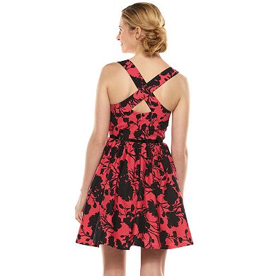 ELLE™ Floral Fit and Flare Dress - Women's