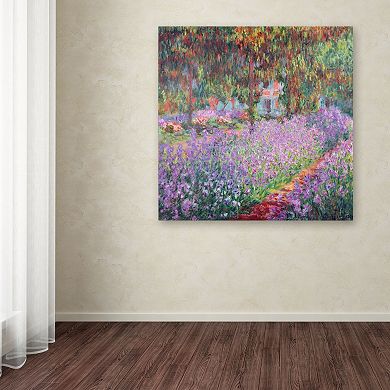"Garden at Giverny" Canvas Wall Art by Claude Monet