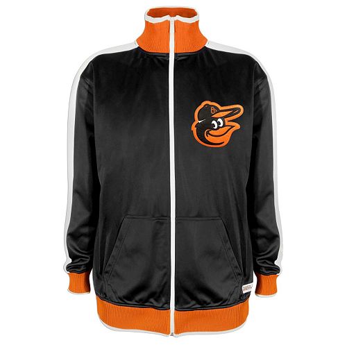 Men's Stitches Baltimore Orioles Black Track Jacket