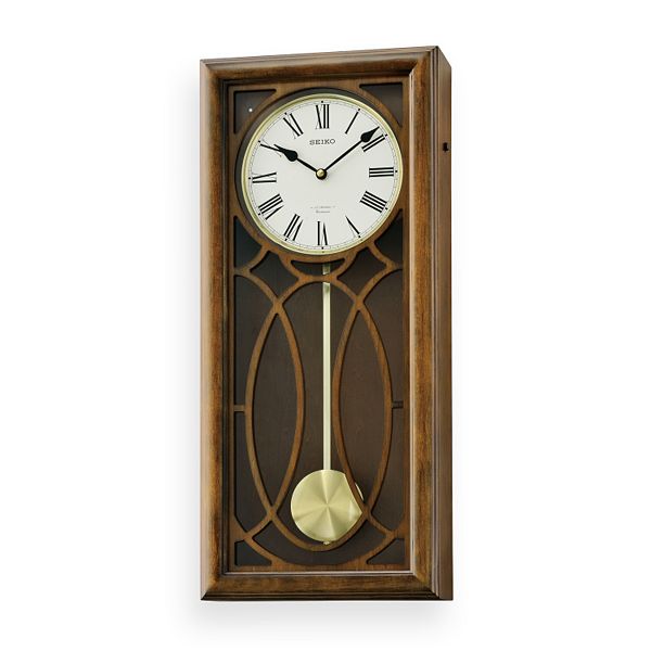 Seiko Greyson Wood Musical Wall Clock - QXM343BLH