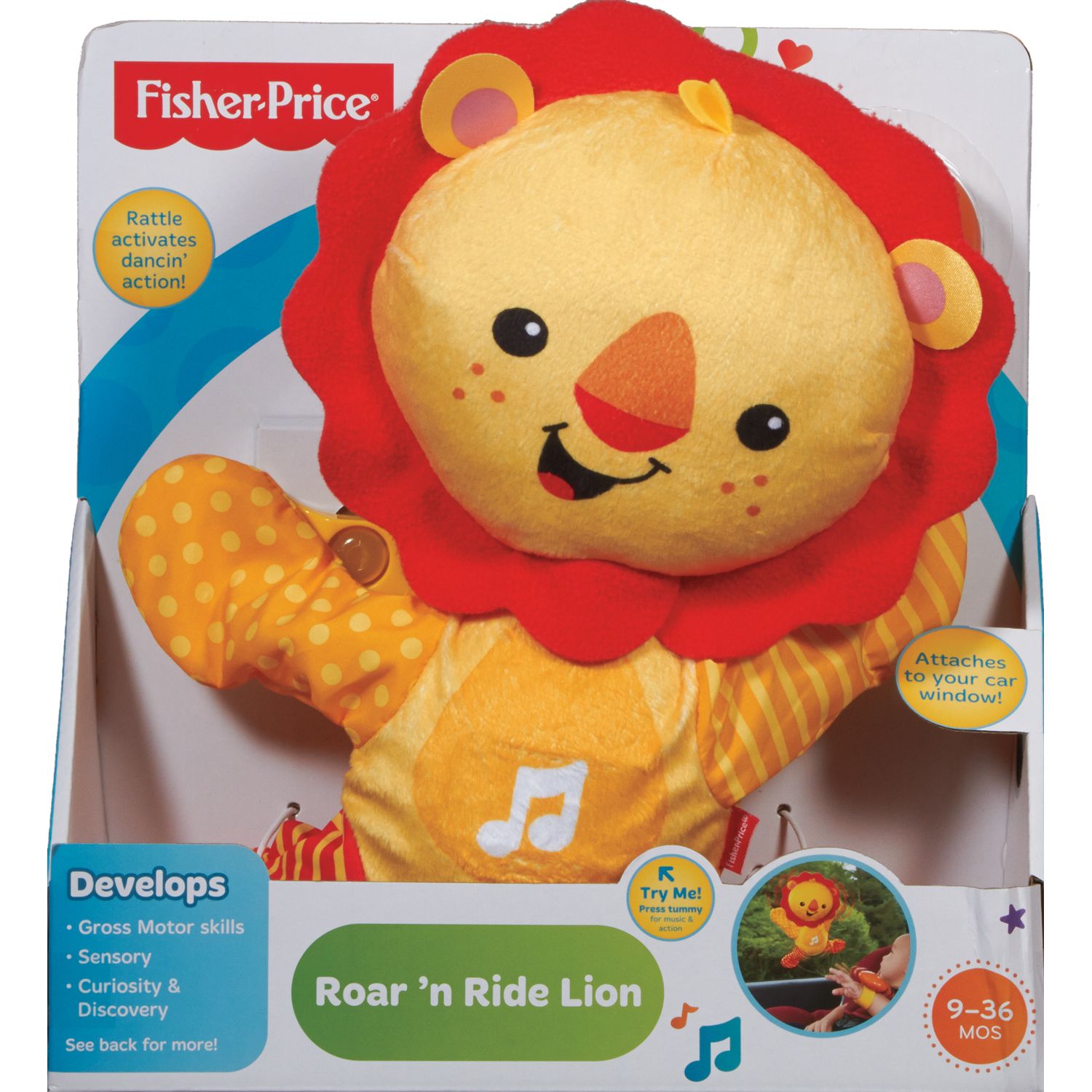 fisher price roar n ride lion