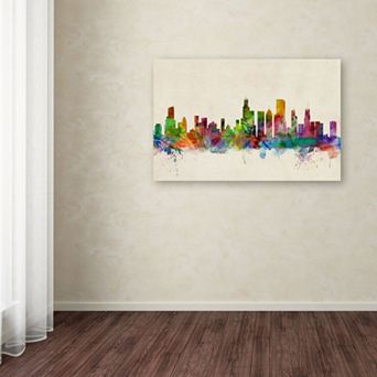 "Chicago, Illinois" Canvas Wall Art