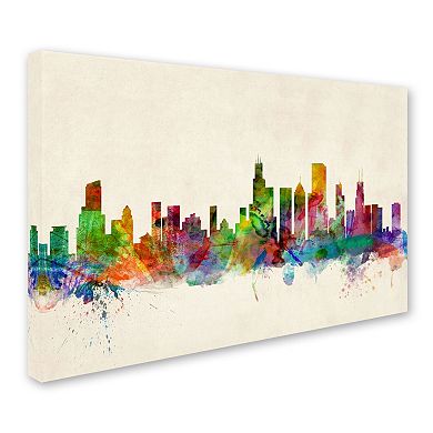 "Chicago, Illinois" Canvas Wall Art