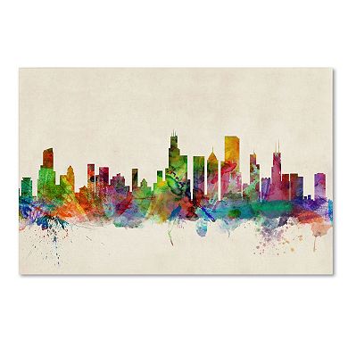 "Chicago, Illinois" Canvas Wall Art