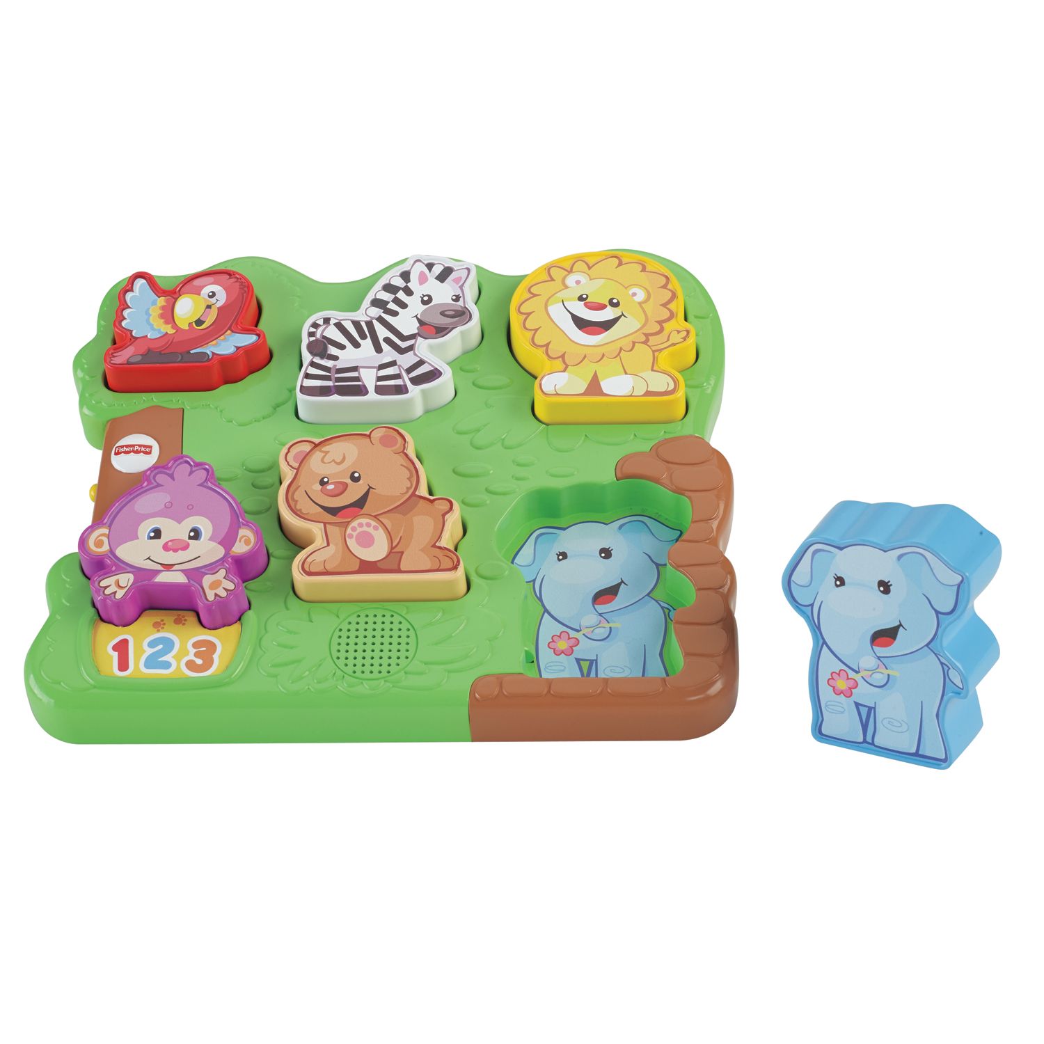 fisher price laugh and learn zoo animal puzzle