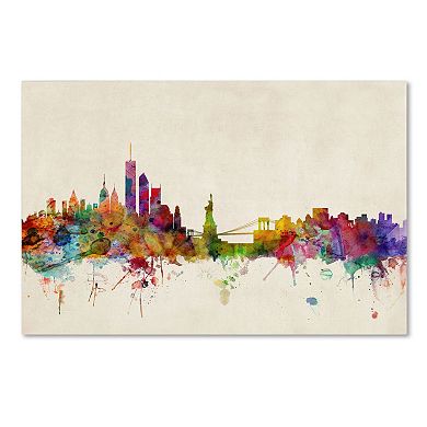 "New York, New York" Canvas Wall Art