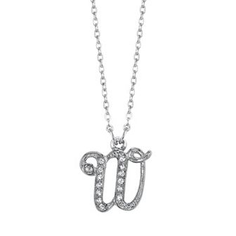 1928 Script Initial Necklace