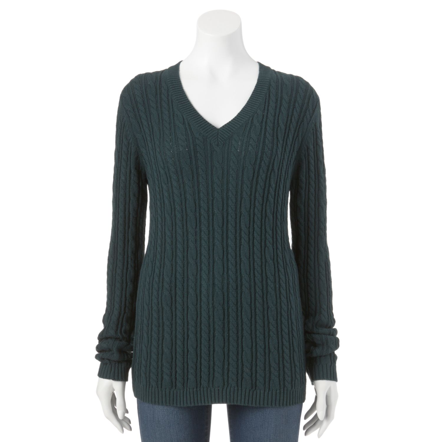 kohls womens cable knit sweater