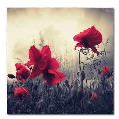 "Red for Love" Canvas Wall Art