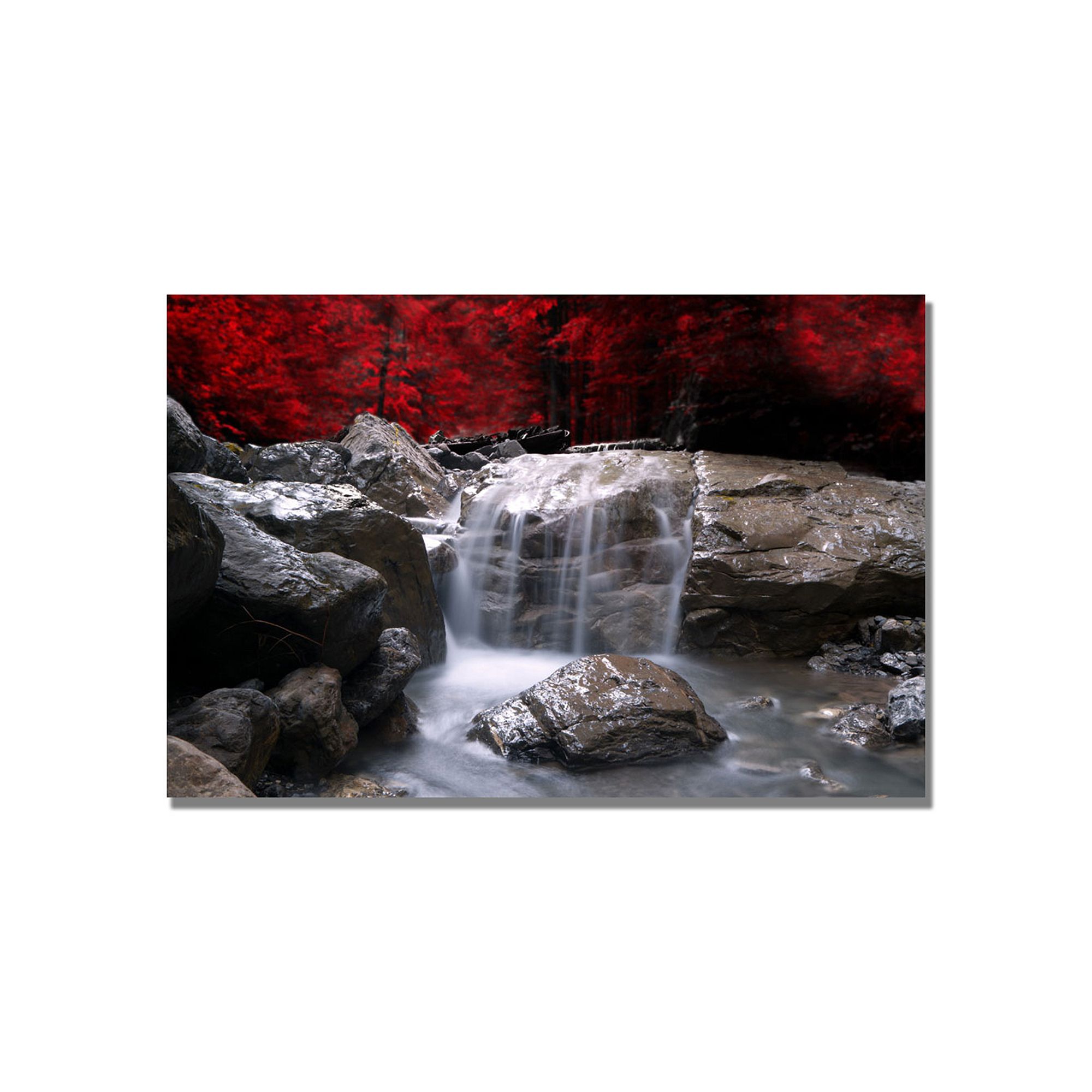 Red Vision Canvas Wall Art, Multicolor