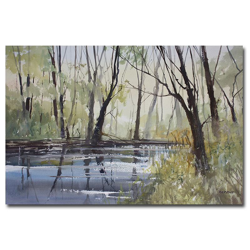 98748652 Pine River Reflections Canvas Wall Art, Multicolor sku 98748652