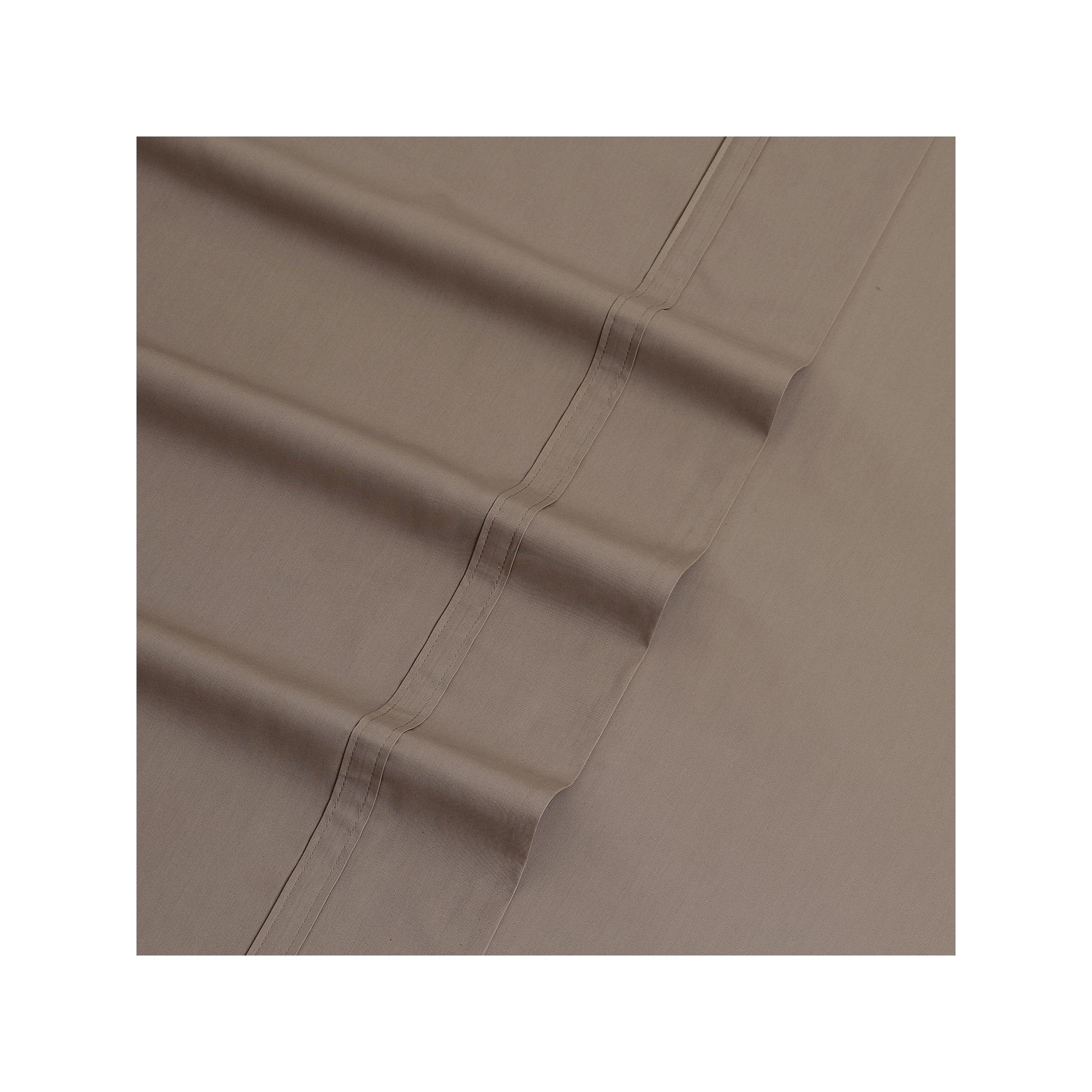 Tribeca Living Solid 300-Thread Count Egyptian Cotton Percale Deep-Pocket S