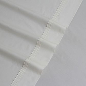 Tribeca Living Solid 300-Thread Count Egyptian Cotton Percale Deep-Pocket Sheets