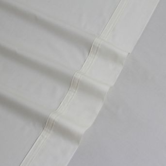 Tribeca Living Solid 300-Thread Count Egyptian Cotton Percale Deep-Pocket Sheets
