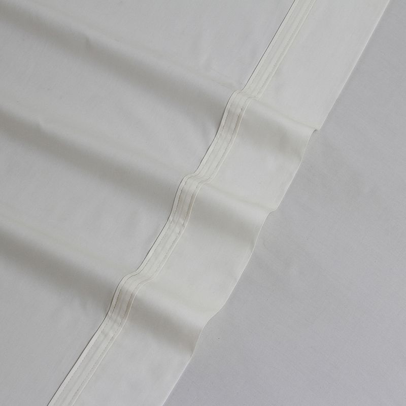 Tribeca Living Solid 300-Thread Count Egyptian Cotton Percale Deep-Pocket S