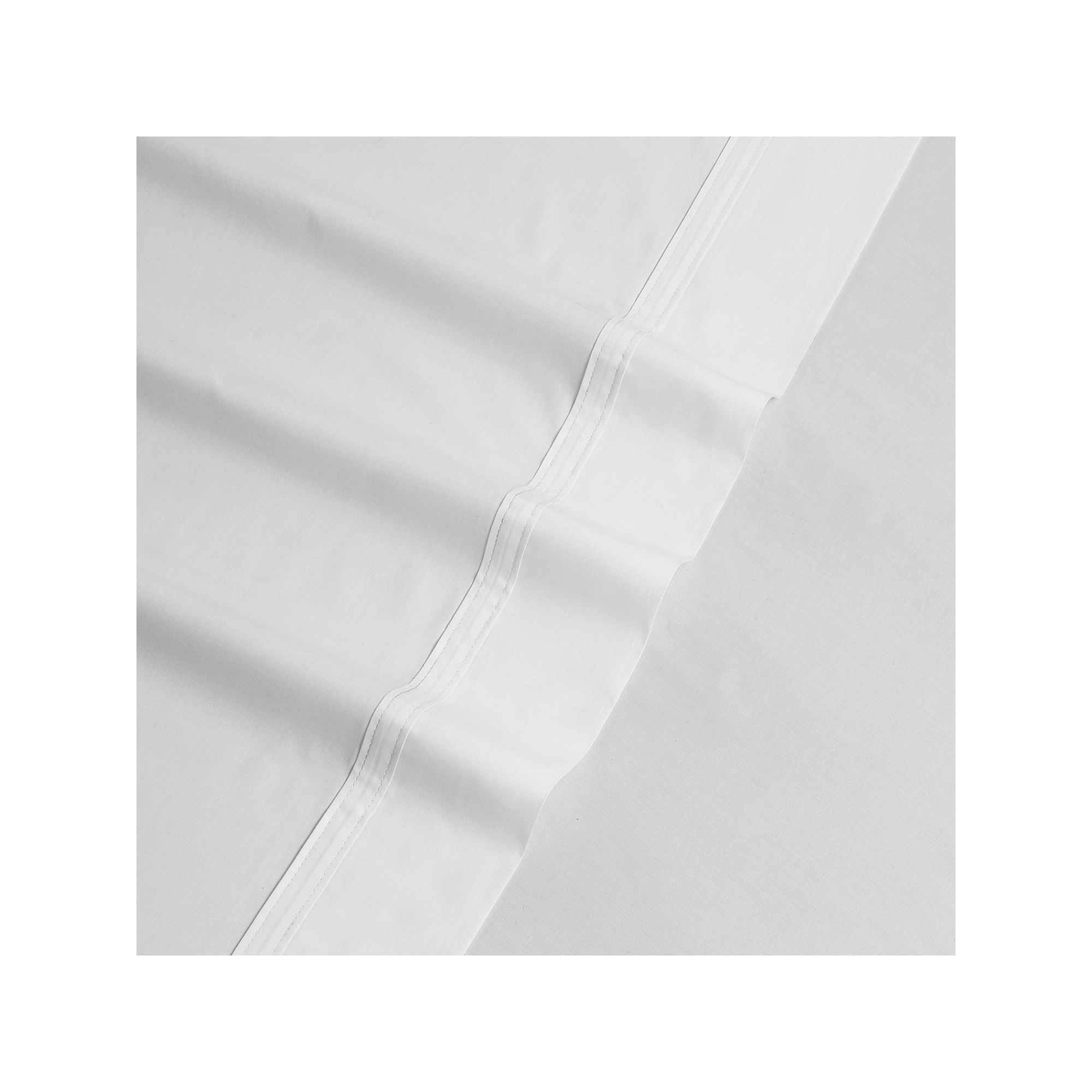 Tribeca Living Solid 300-Thread Count Egyptian Cotton Percale Deep-Pocket S