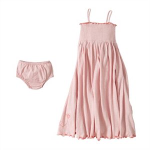 Baby Girl Burt's Bees Baby Organic Slubbed Maxi Dress