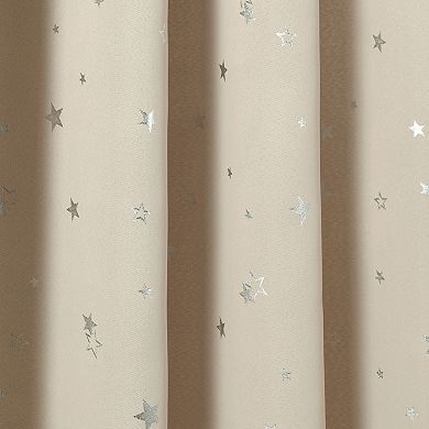 Lush Decor Set Star Blackout Window Curtains Set - 63" x 52"