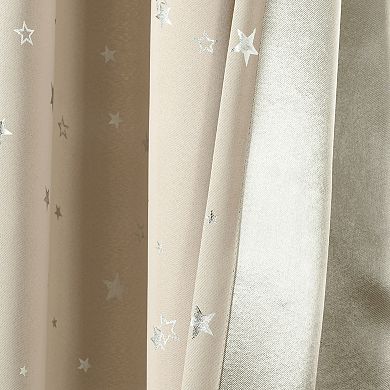 Lush Decor Set Star Blackout Window Curtains Set - 63" x 52"