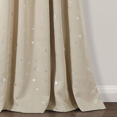 Lush Decor Set Star Blackout Window Curtains Set - 63" x 52"