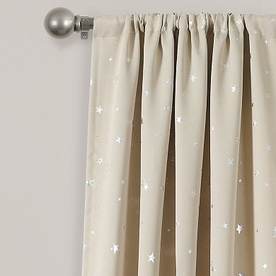 Lush Decor Set Star Blackout Window Curtains Set - 63" x 52"