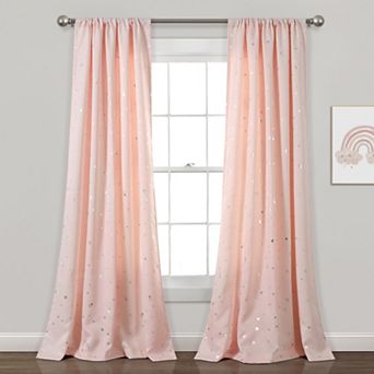 Lush Decor Set Star Blackout Window Curtains Set - 63" x 52"