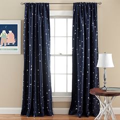 Back tab curtains