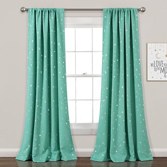Lush Decor Set Star Blackout Window Curtains Set - 63" x 52"