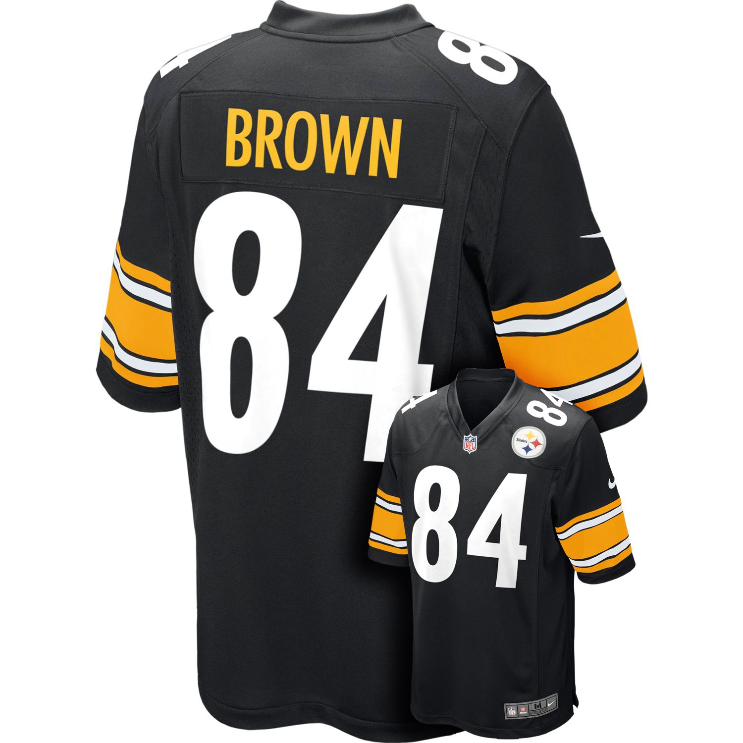 antonio brown steelers throwback jersey