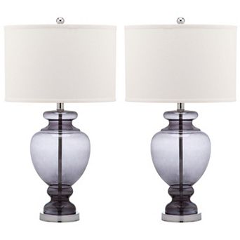 Safavieh 2 pc Glass Table Lamp Set