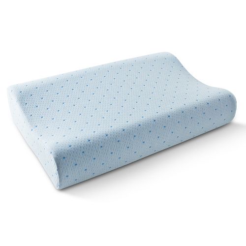 Arctic Sleep By Pure Rest Cool Blue Memory Foam Contour Pillow