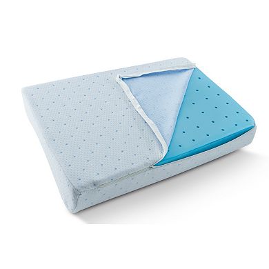 Arctic Sleep by Pure Rest Cool-Blue Memory Foam Contour Pillow - Standard