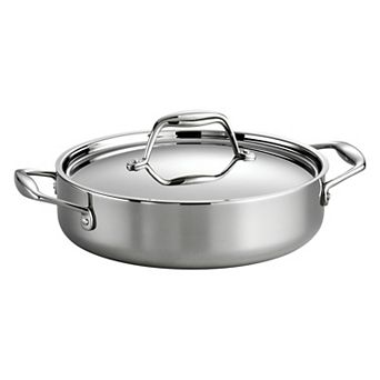 Tramontina Gourmet Tri-Ply Clad Stainless Steel 3-qt Braiser