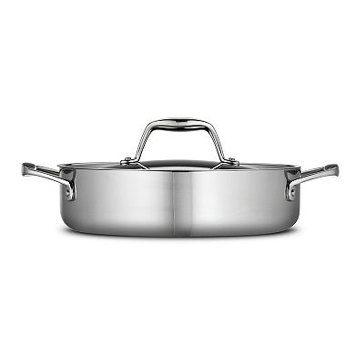 Tramontina Gourmet Tri-Ply Clad Stainless Steel 3-qt. Braiser