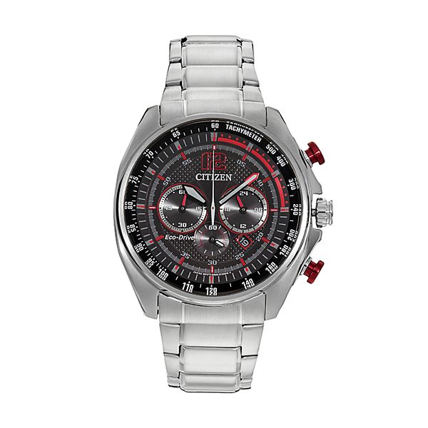 Drive from Citizen Eco-Drive Men's WDR Stainless Steel Chronograph Watch -  CA4190-54E