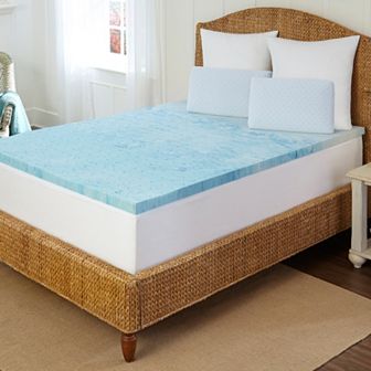Arctic Sleep by Pure Rest 2-inch Marbleized Gel Memory Foam Mattress Topper