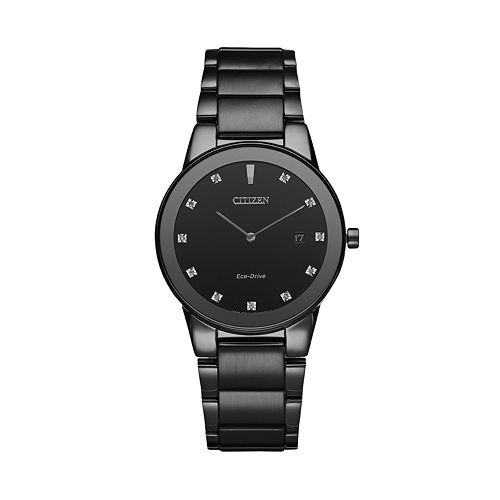Citizen Eco-Drive Men's Axiom Diamond Stainless Steel Watch - AU1065-58G