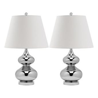 Safavieh 2 pc Eva Double Gourd Table Lamp Set