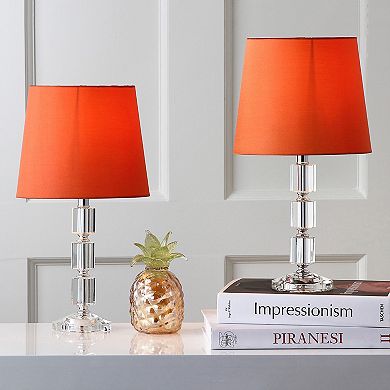 Safavieh 2-piece Erin Crystal Cube Table Lamp Set