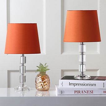 Safavieh 2 pc Erin Crystal Cube Table Lamp Set