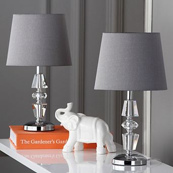 Safavieh 2 pc Crescendo Tiered Crystal Table Lamp Set