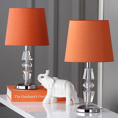 Safavieh 2piece Crescendo Tiered Crystal Table Lamp Set