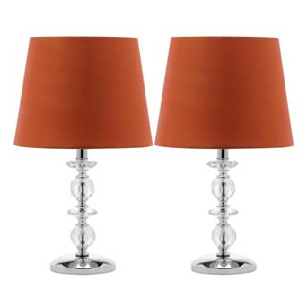 Safavieh 2 pc Derry Stacked Crystal Orb Table Lamp Set