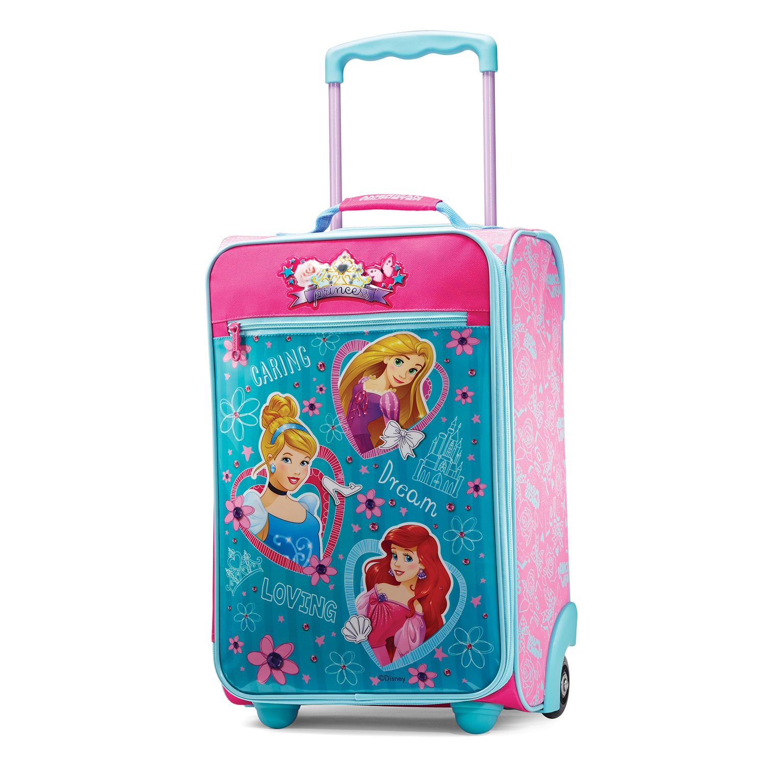 kids princess luggage