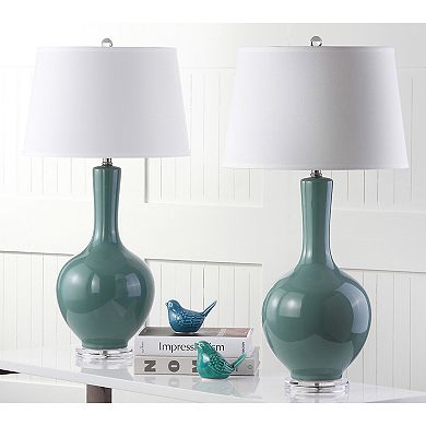 Safavieh 2-piece Blanche Gourd Table Lamp Set