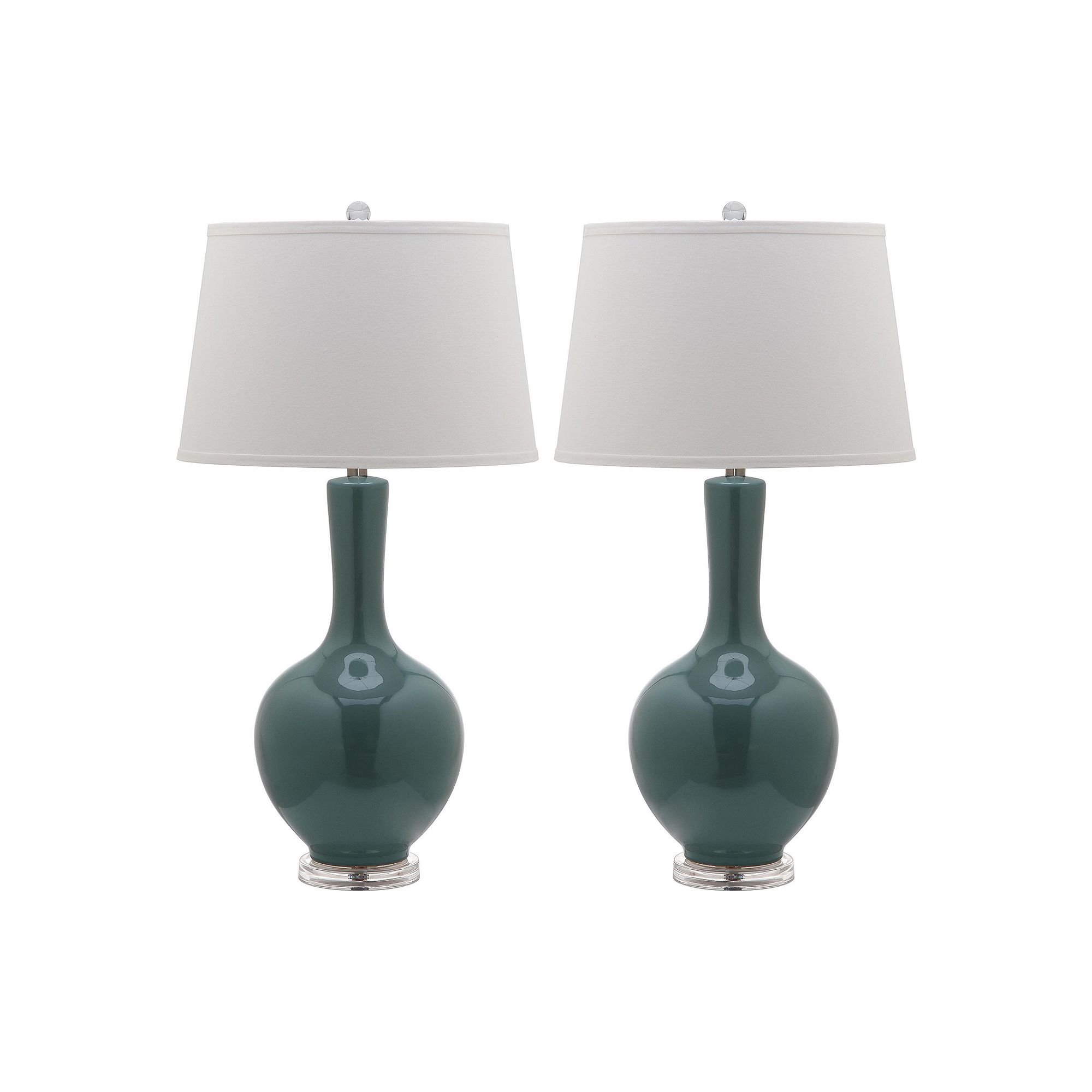Safavieh 2-piece Blanche Gourd Table Lamp Set, Blue