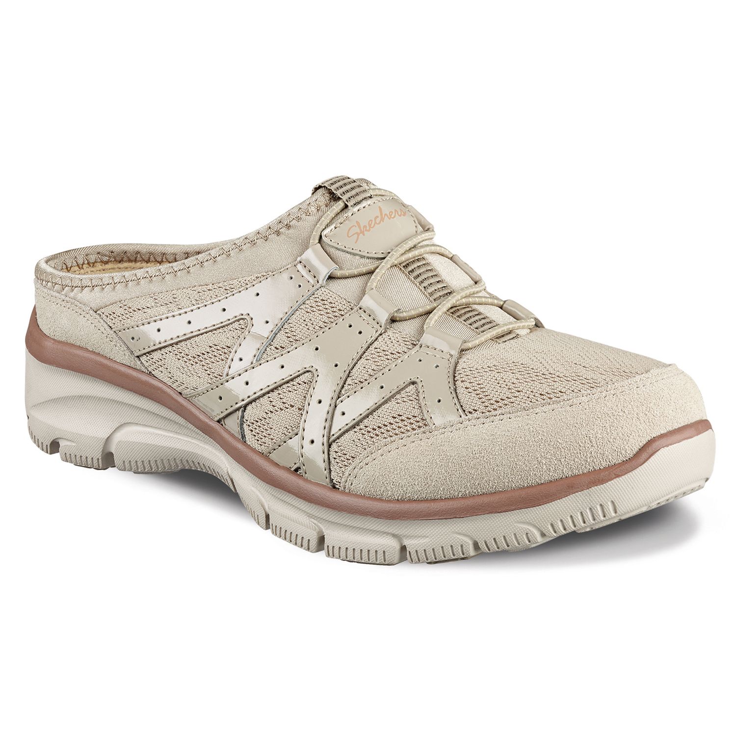 skechers slip on clog sneakers