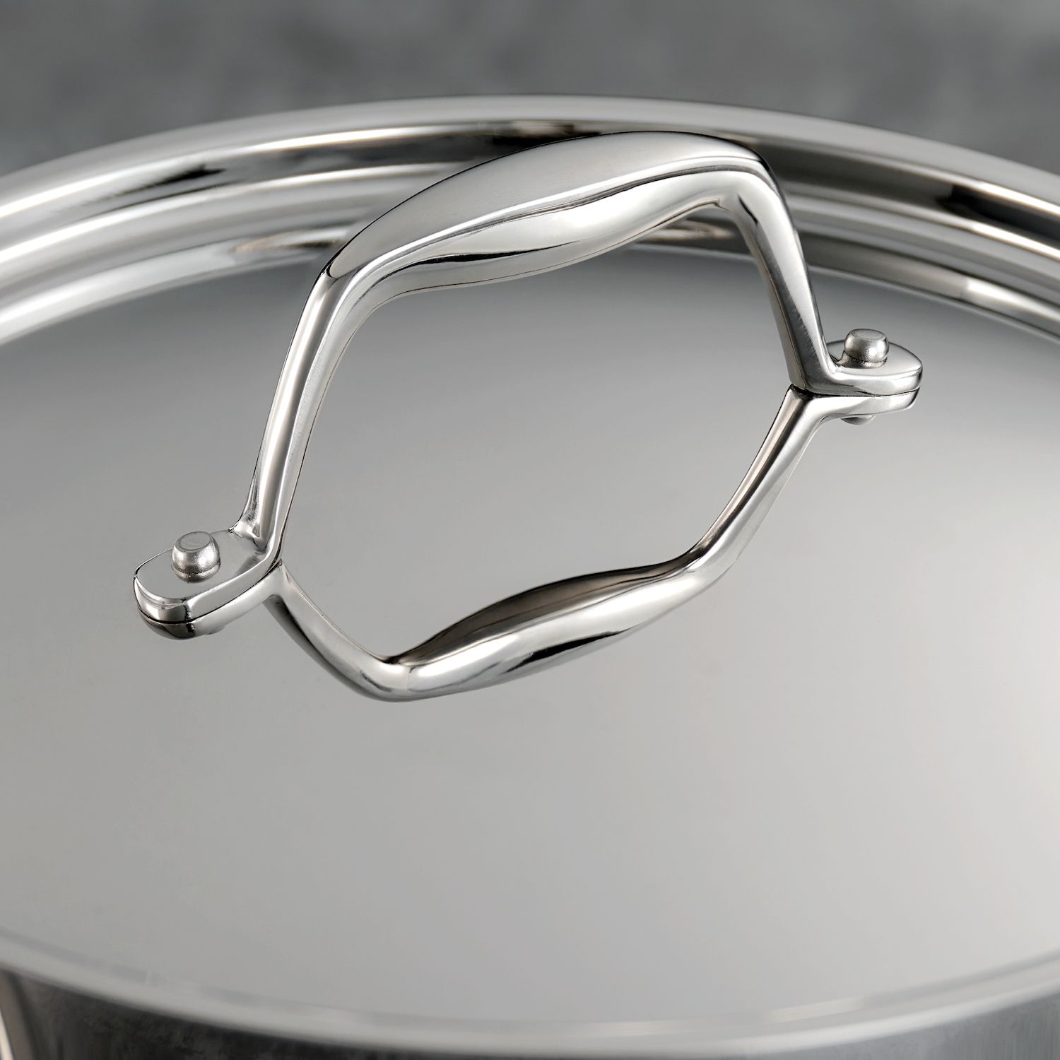 Tramontina Gourmet Stainless Steel Sauce Pan With Lid - Thumbnail 3