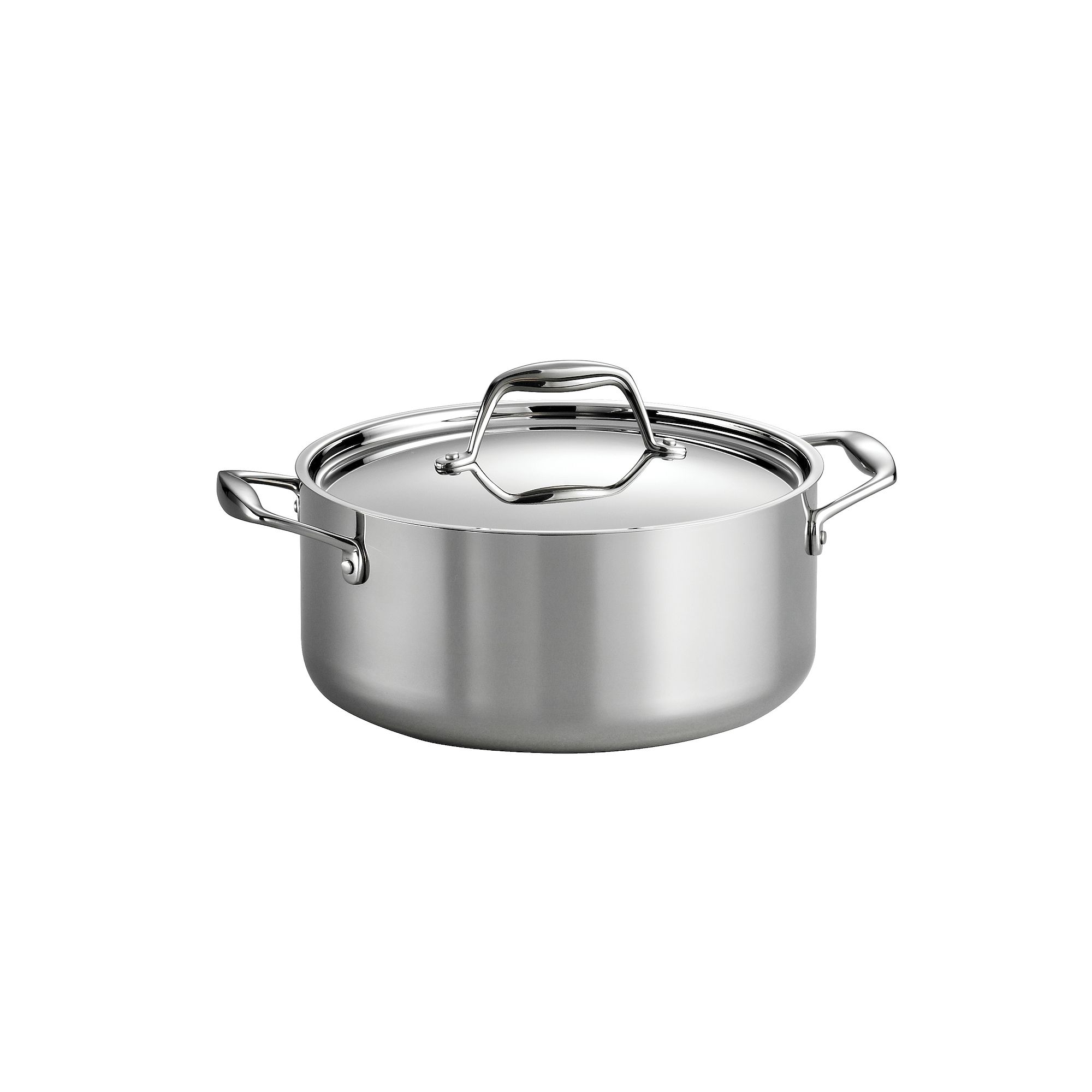 Tramontina Gourmet Tri-Ply Clad Stainless Steel 5-qt. Dutch Oven, Gray